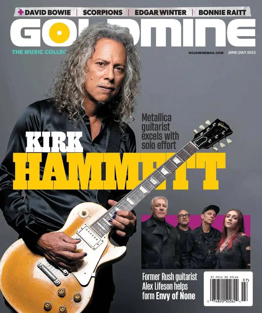 GOLDMINE MAGAZINE: JUNE/JULY 2022 ISSUE FEATURING KIRK HAMMETT