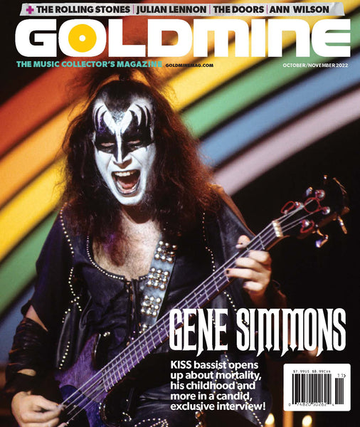 GOLDMINE MAGAZINE: OCT/NOV 2022 ISSUE FEATURING KISS' GENE