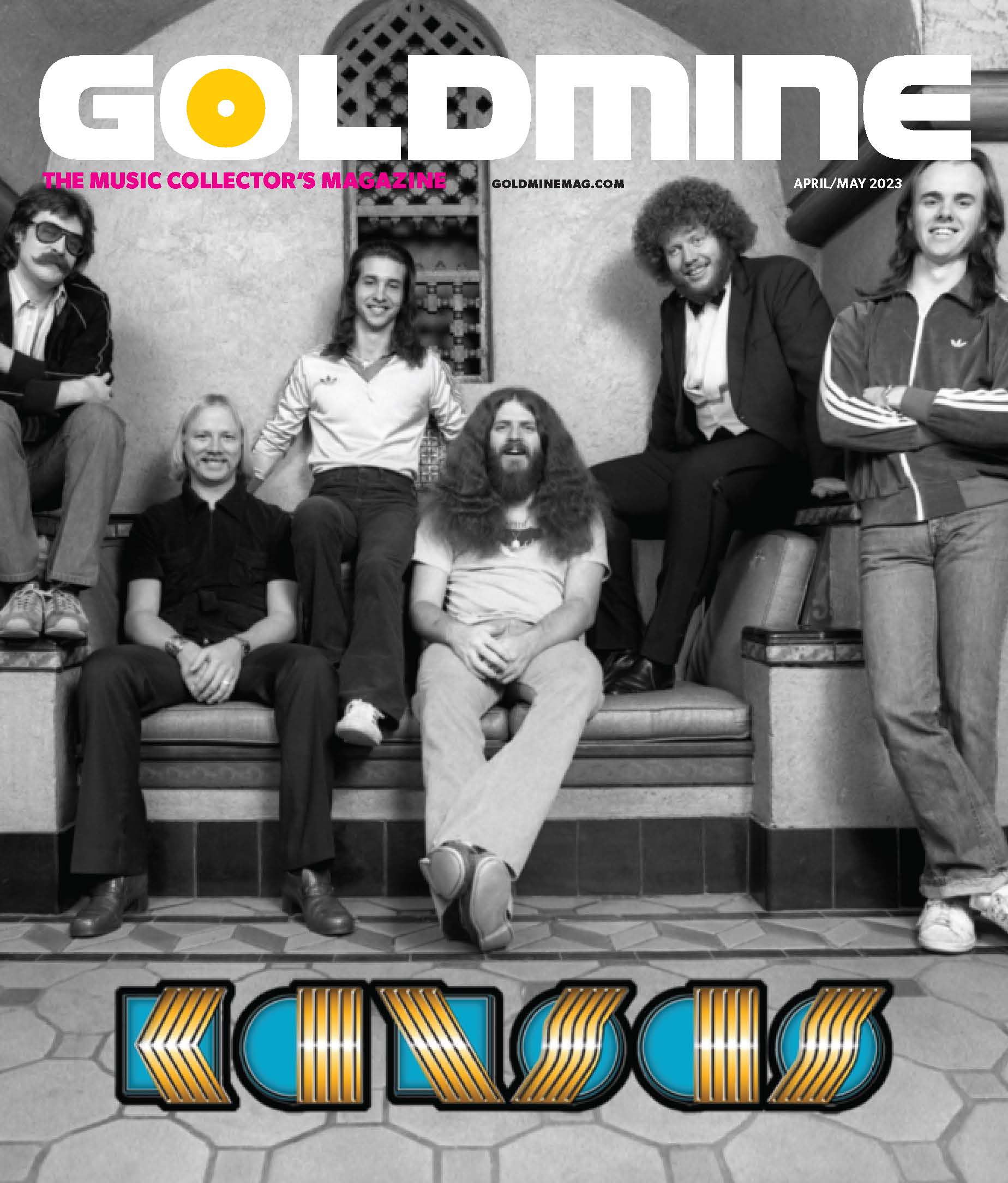 GOLDMINE MAGAZINE: APRIL/MAY 2023 ISSUE FEATURING KANSAS ALT COVER HAND-NUMBERED SLIPCASE + SIGNED PRINT