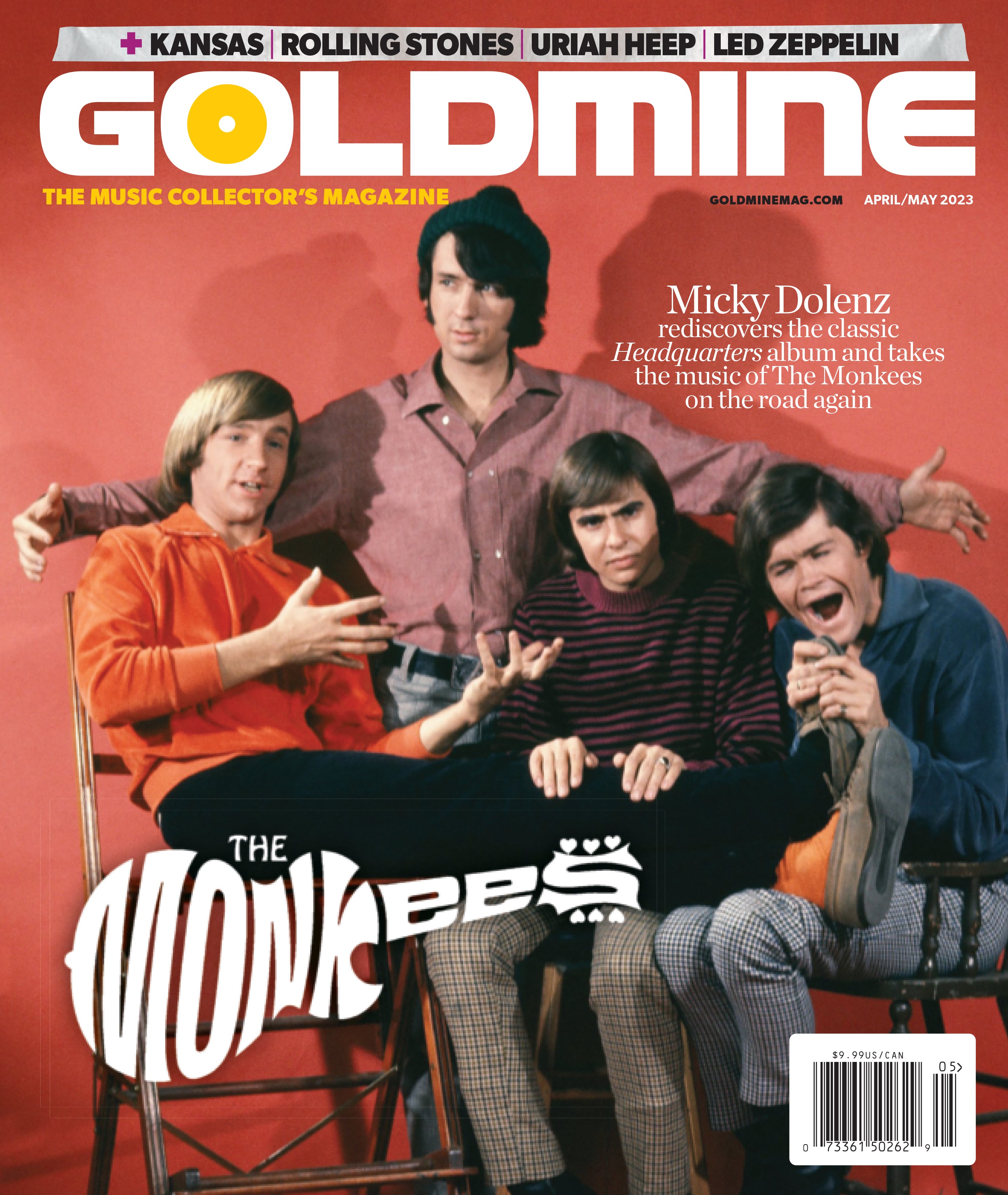 GOLDMINE MAGAZINE: APRIL/MAY 2023 ISSUE FEATURING MONKEES