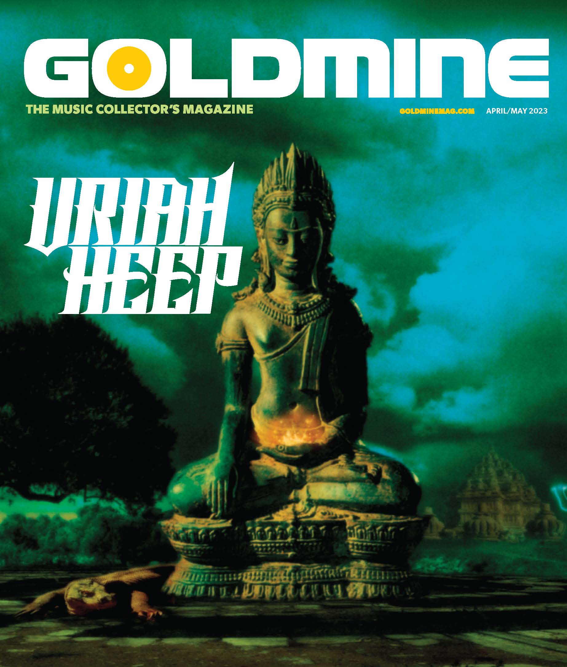 GOLDMINE MAGAZINE: URIAH HEEP – APRIL/MAY 2023 ALT COVER HAND-NUMBERED SLIPCASE + SIGNED PRINT