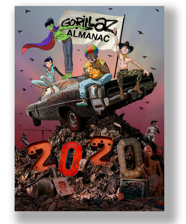 GORILLAZ: ALMANAC HARDCOVER BOOK