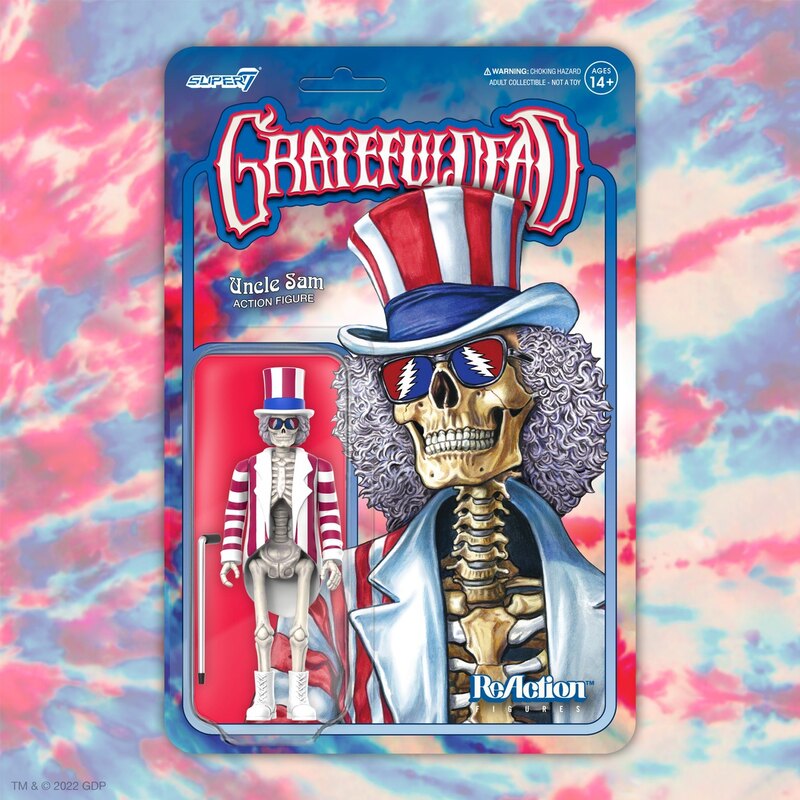 GRATEFUL DEAD REACTION FIGURE - UNCLE SAM