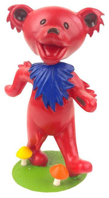 GRATEFUL DEAD DANCING BEAR BOBBLEHEAD - RED