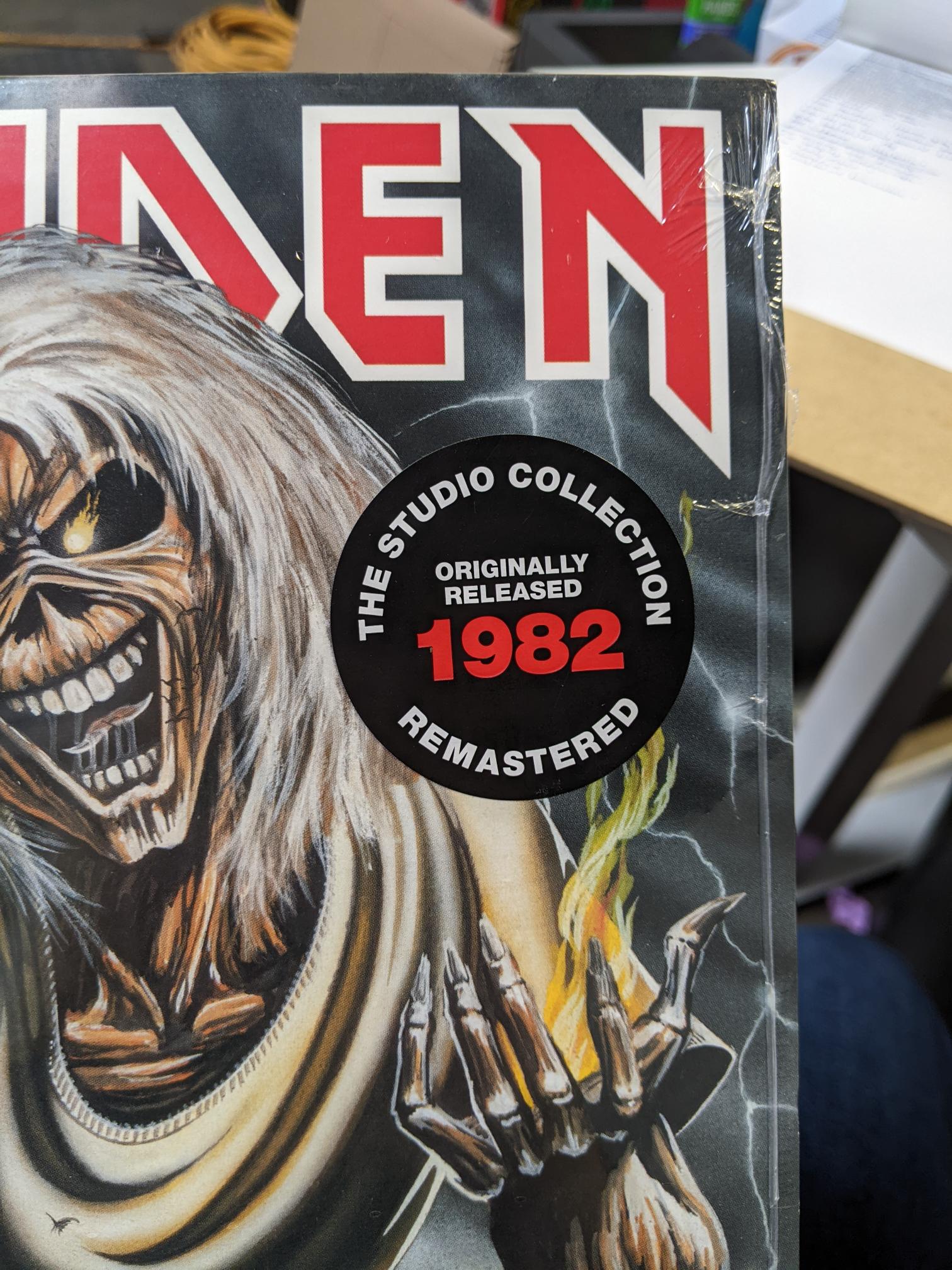 IRON MAIDEN 'NUMBER OF THE BEAST' LP (Remastered Vinyl)