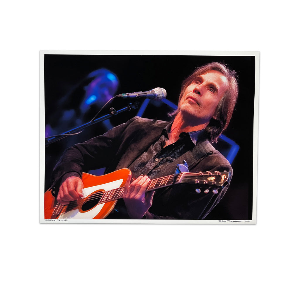 JACKSON BROWNE 16" x 20" LIMITED EDITION PHOTO PRINT