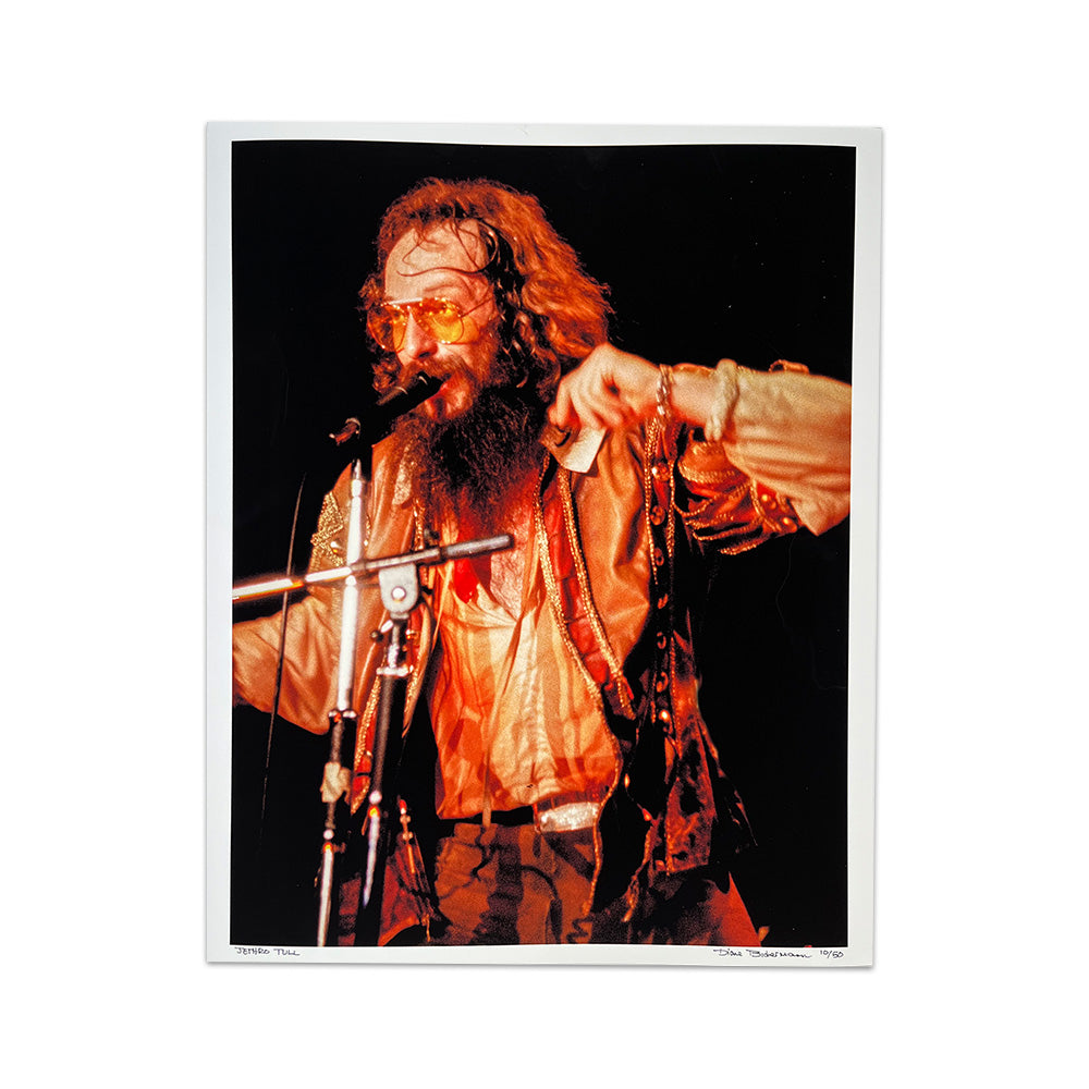 JETHRO TULL - IAN ANDERSON 16" x 20" LIMITED EDITION PHOTO PRINT