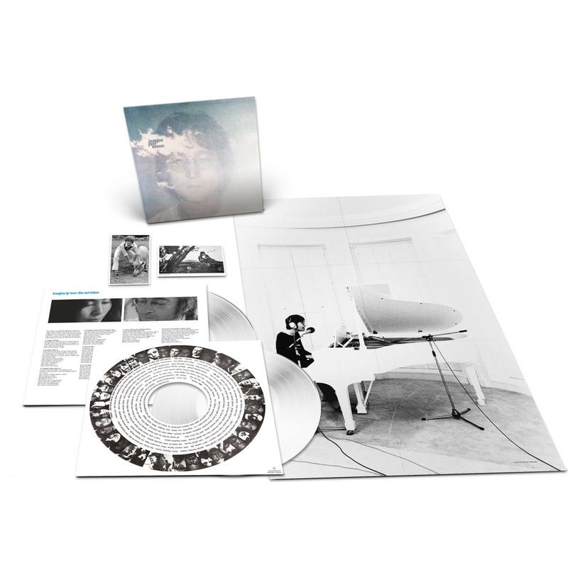 JOHN LENNON 'IMAGINE' THE ULTIMATE MIXES 2LP (Deluxe, White Vinyl)