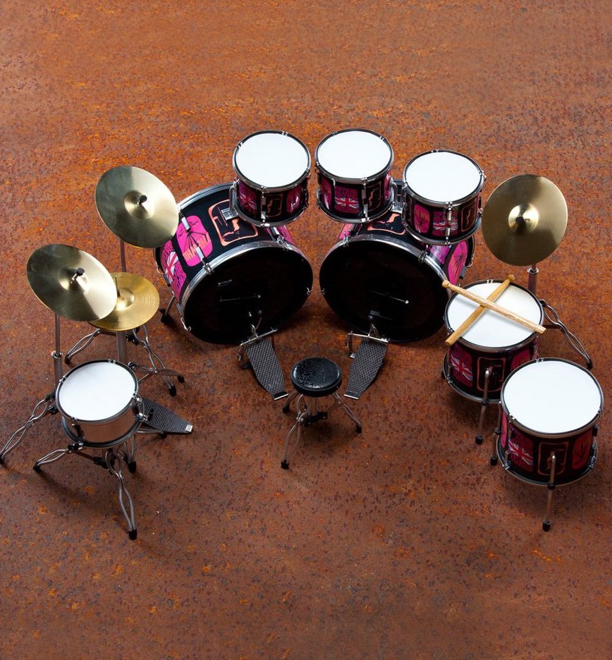 THE WHO - KEITH MOON - PICTURES OF LILY TRIBUTE DRUM KIT