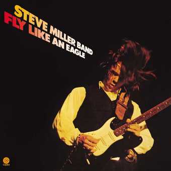 STEVE MILLER BAND 'FLY LIKE AN EAGLE' BLACK AND YELLOW LP