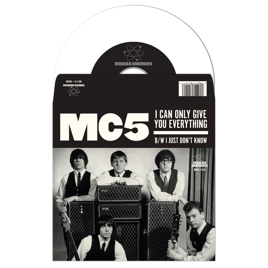 MC5 'I CAN ONLY GIVE YOU EVERYTHING / I JUST DON'T KNOW' 7" SINGLE (WHITE VINYL)