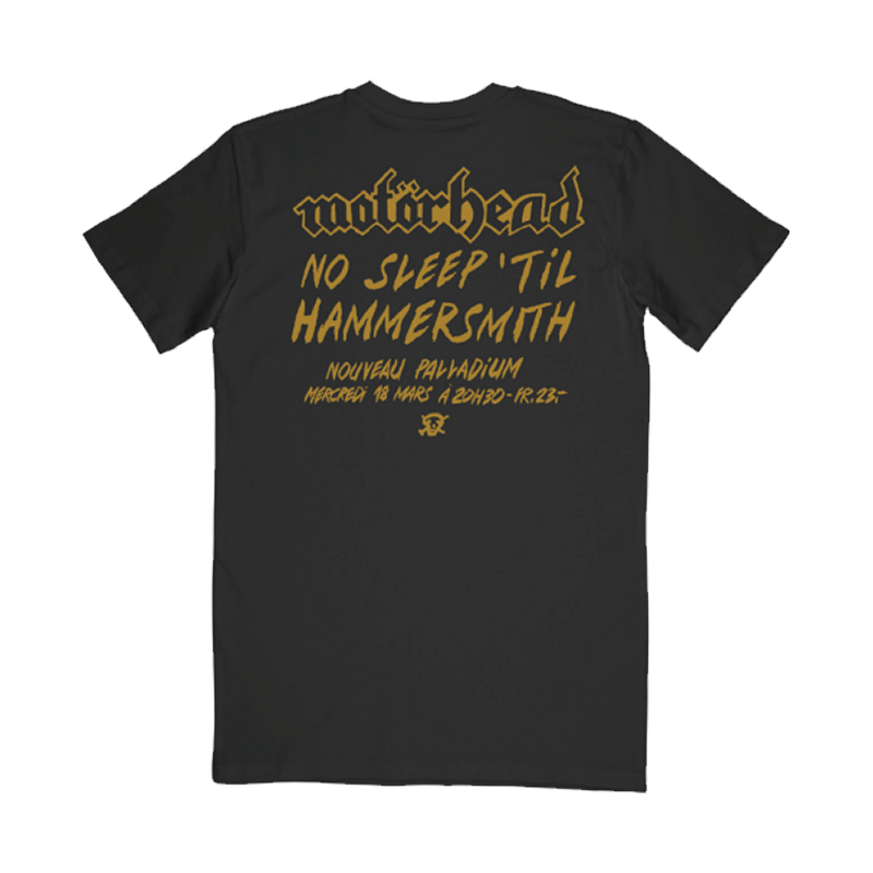 REVOLVER x MOTÖRHEAD 'NO SLEEP 'TIL HAMMERSMITH' LIMITED EDTION NUMBERED T-SHIRT