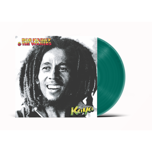 BOB MARLEY & THE WAILERS 'KAYA' TRANSPARENT GREEN LP