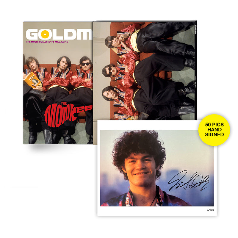 GOLDMINE MAGAZINE: MONKEES – APRIL/MAY 2023 ALT COVER HAND-NUMBERED SLIPCASE + PRINT