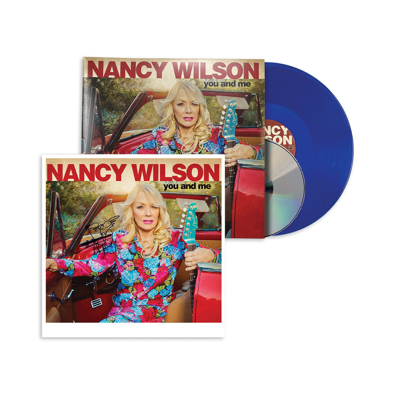 NANCY WILSON ‘YOU AND ME’ LP + AUTOGRAPHED PRINT + BONUS CD (Limited Edition – Only 200 made, Blue Vinyl)