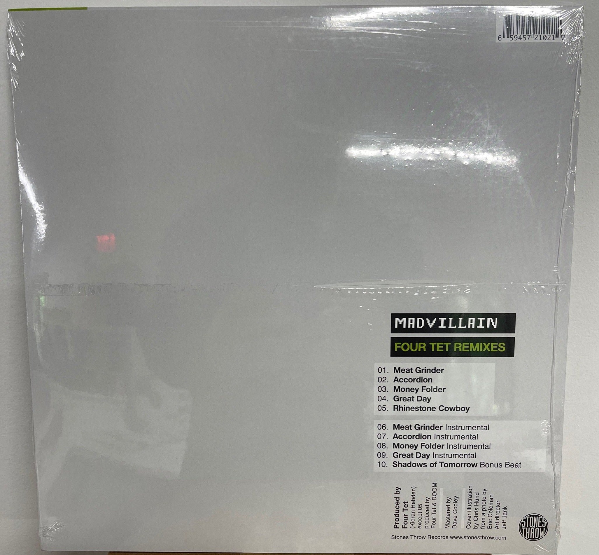 MADVILLAIN 'FOUR TET REMIXES' LP