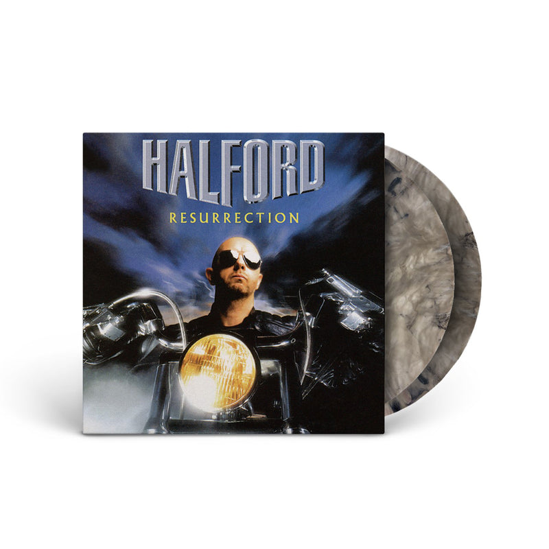 HALFORD ‘RESURRECTION’ LIMITED EDITION COBALT AND SILVER SWIRL 2LP — ONLY 300 MADE
