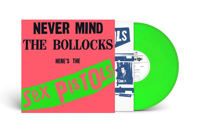 SEX PISTOLS 'NEVER MIND THE BULLOCKS HERE'S THE SEX PISTOLS' LP (Neon Green Vinyl)