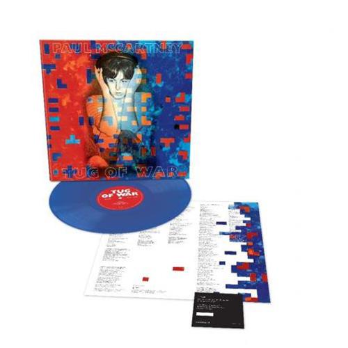 PAUL MCCARTNEY 'TUG OF WAR' LP (Blue Vinyl)