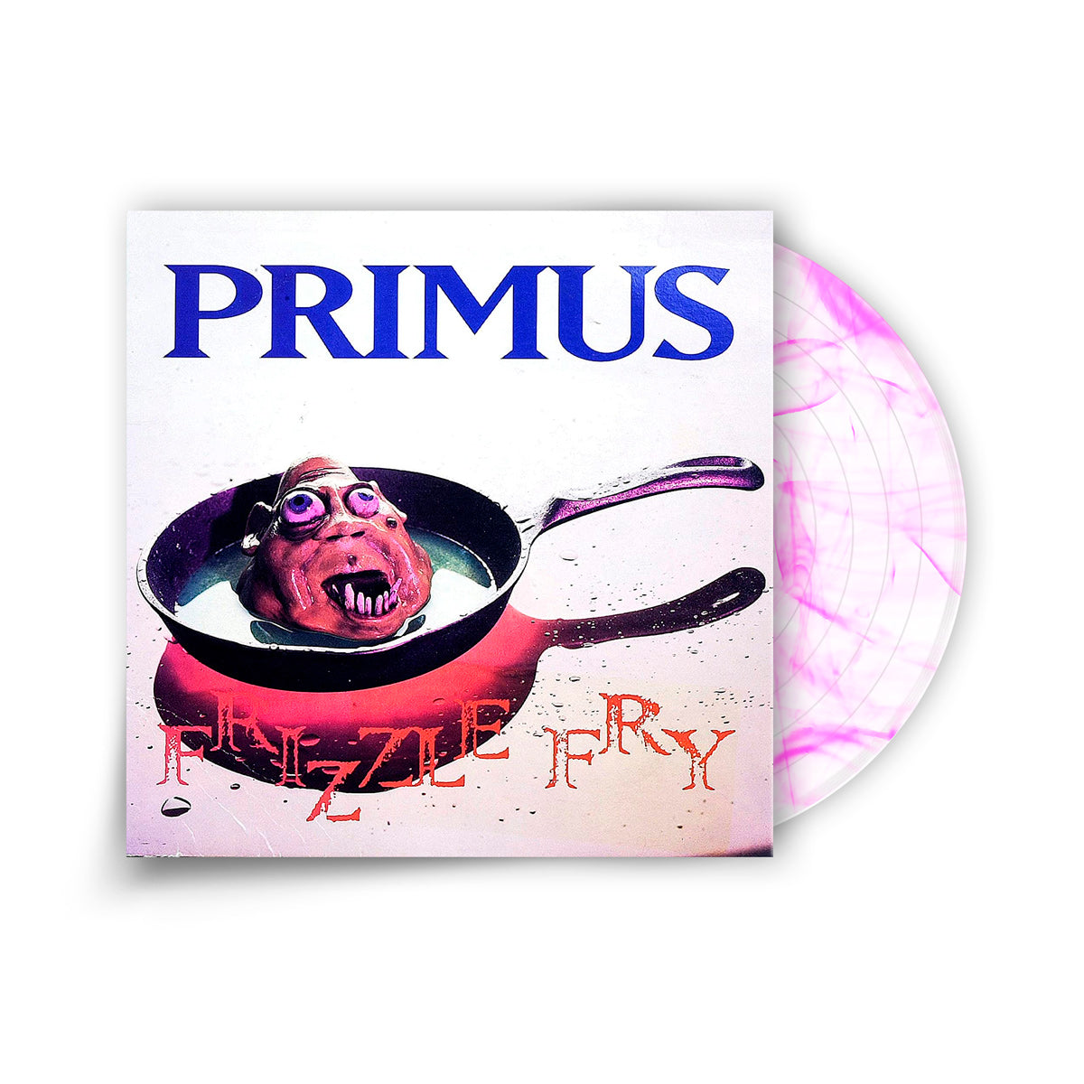 PRIMUS 'FRIZZLE FRY' & 'SUCK ON THIS' LP BUNDLE (Clear w/ Pink Swirls)