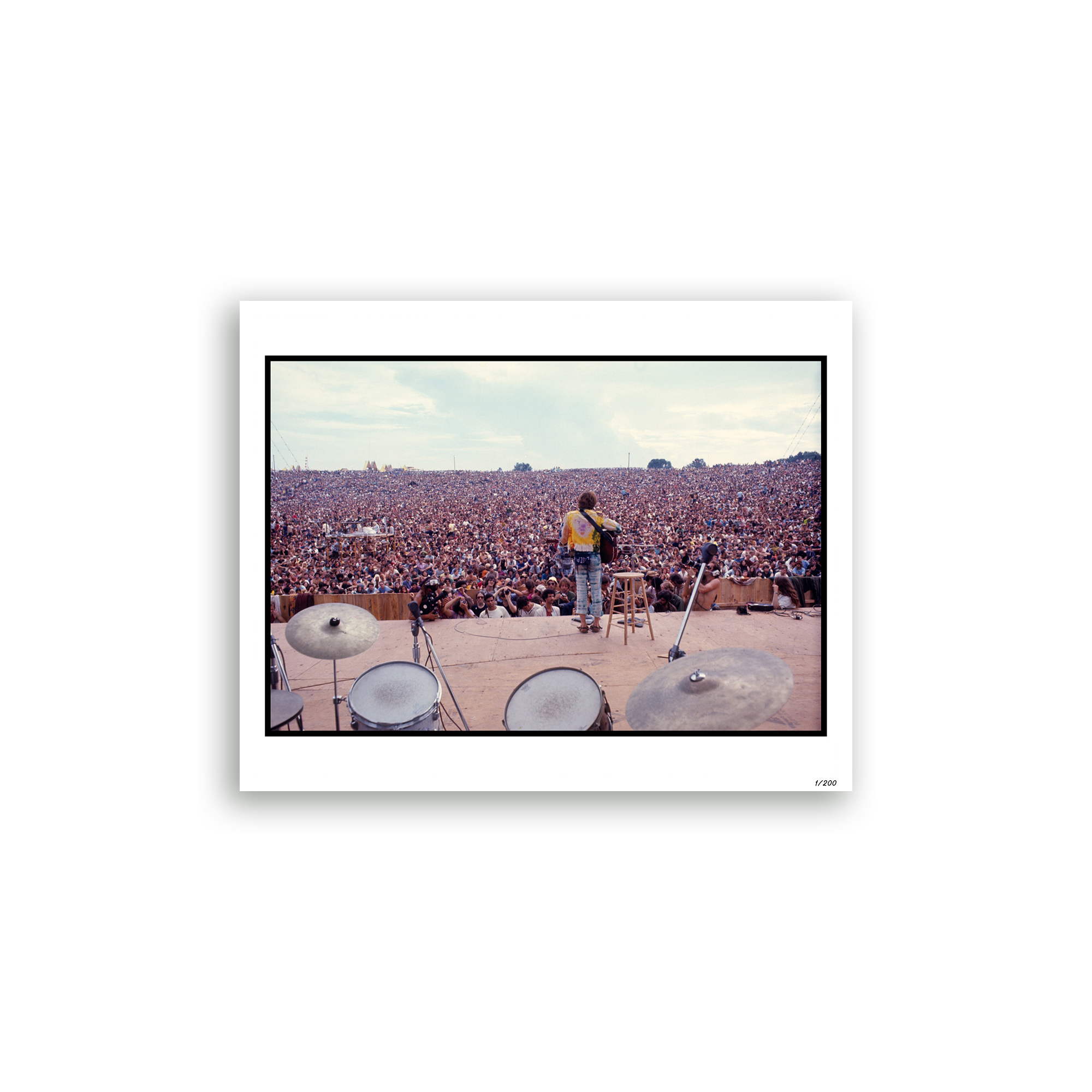 GOLDMINE MAGAZINE: AUG/SEPT 2022 ISSUE ALT COVER FEATURING WOODSTOCK ALT COVER HAND-NUMBERED SLIPCASE & PHOTO PRINTS BY HENRY DILTZ
