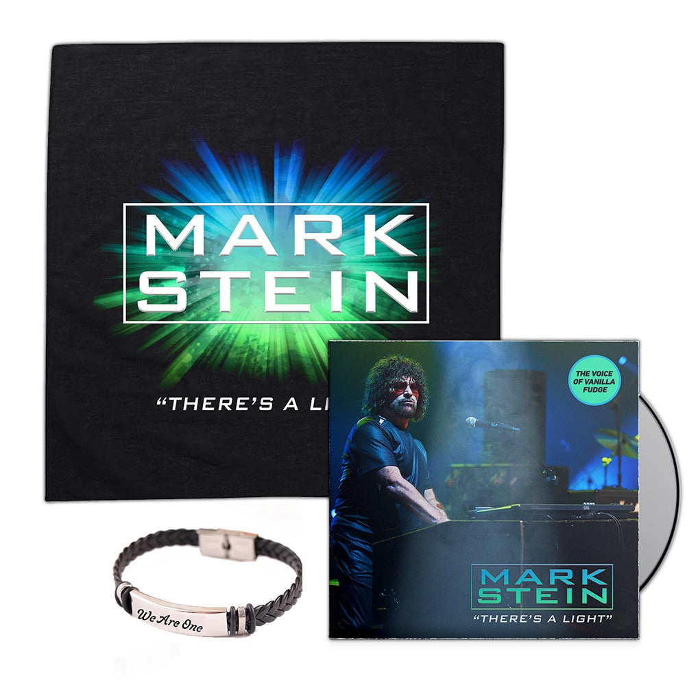 MARK STEIN 'THERE'S A LIGHT' LIMITED-EDITION CD BUNDLE (Signature Bracelet and Bandana)