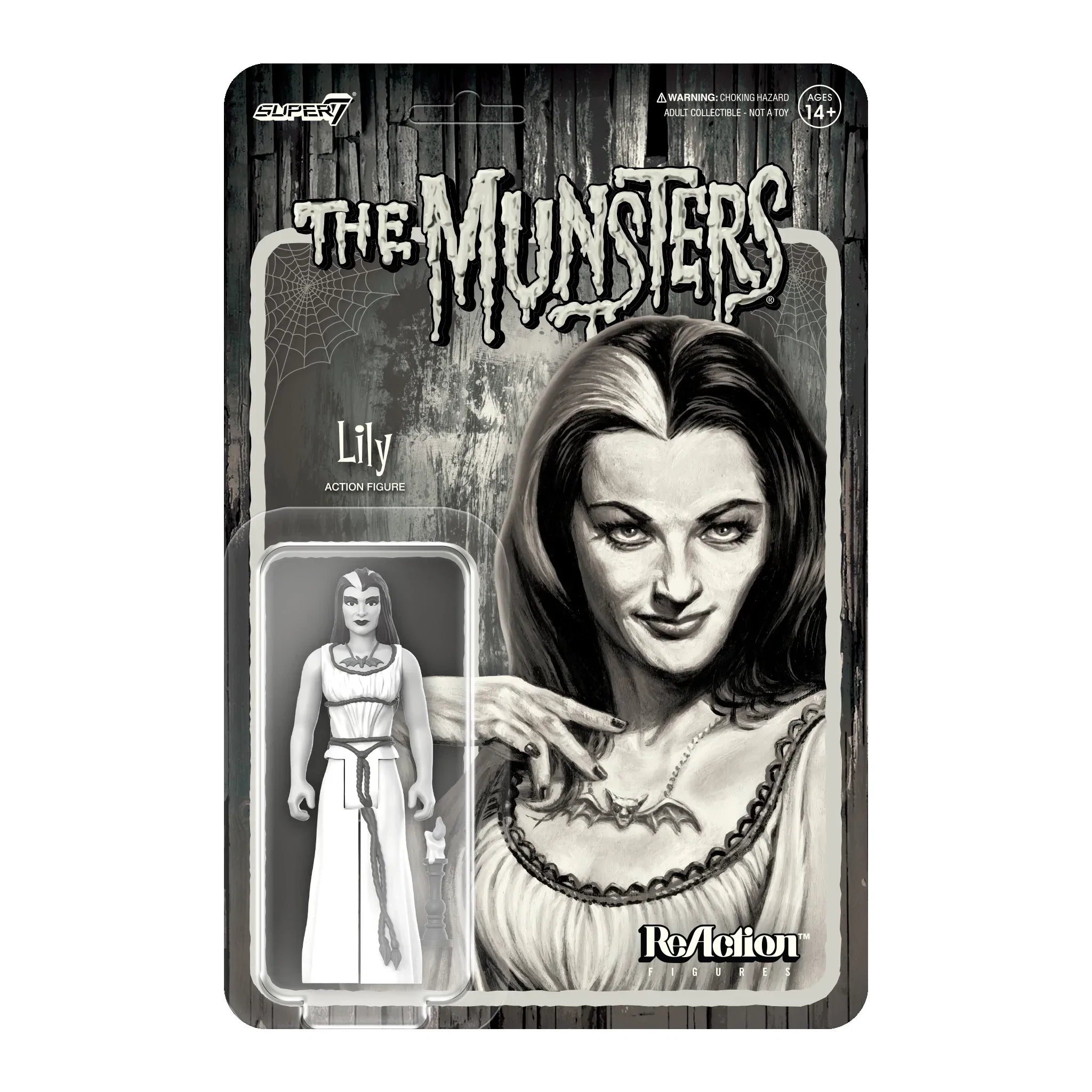 THE MUNSTERS REACTION WAVE 2 - LILY (Grayscale)