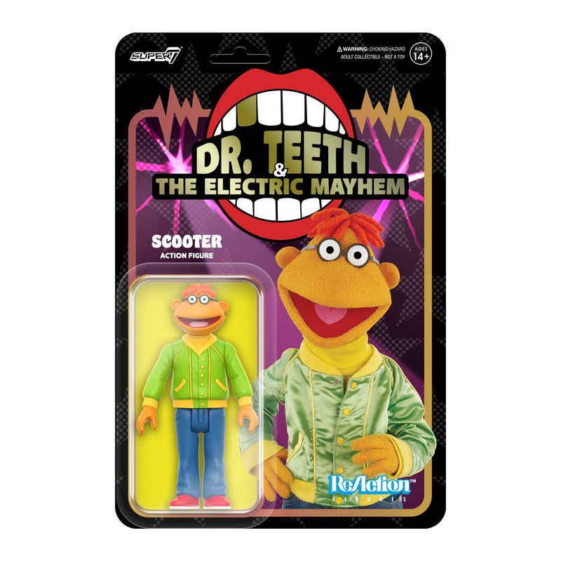 MUPPETS REACTION FIGURE WAVE 1 - ELECTRIC MAYHEM BAND - SCOOTER