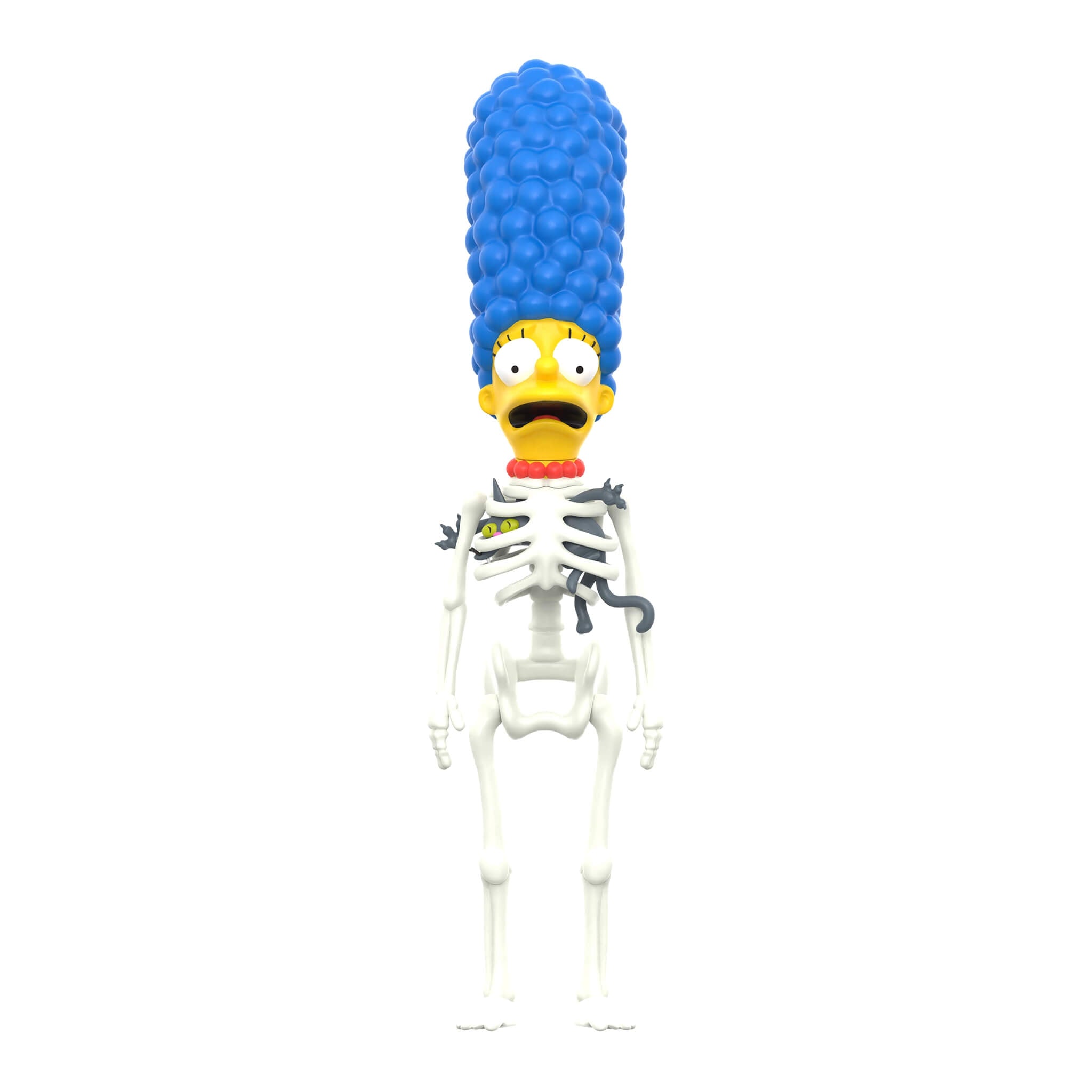 THE SIMPSONS REACTION WAVE 3 'TREEHOUSE OF HORROR - SKELETON MARGE' FIGURE