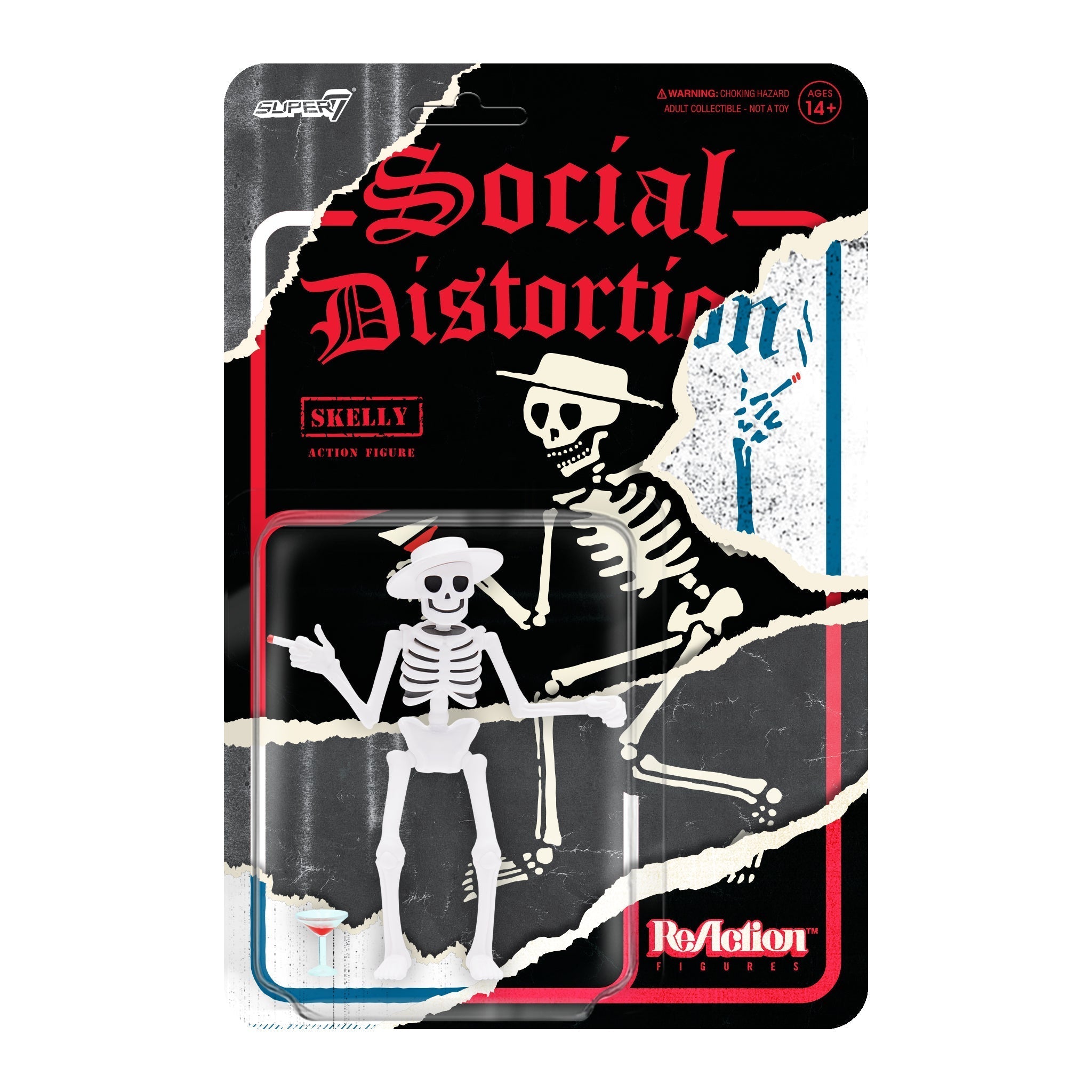 SOCIAL DISTORTION REACTION FIGURE - SKELLY