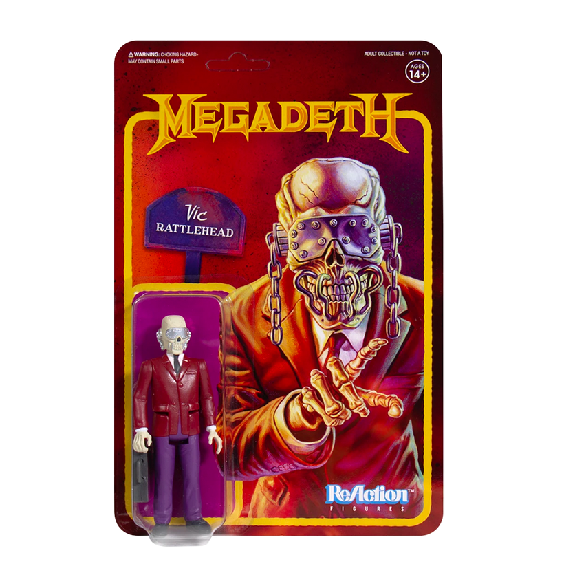 MEGADETH REACTION FIGURE - VIC RATTLEHEAD