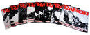 RANCID 'LET THE DOMINOES FALL' 8x7" SINGLES (White & Red Splatter Vinyl)