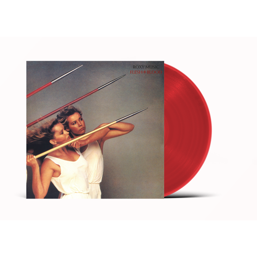 ROXY MUSIC 'FLESH AND BLOOD' RED LP