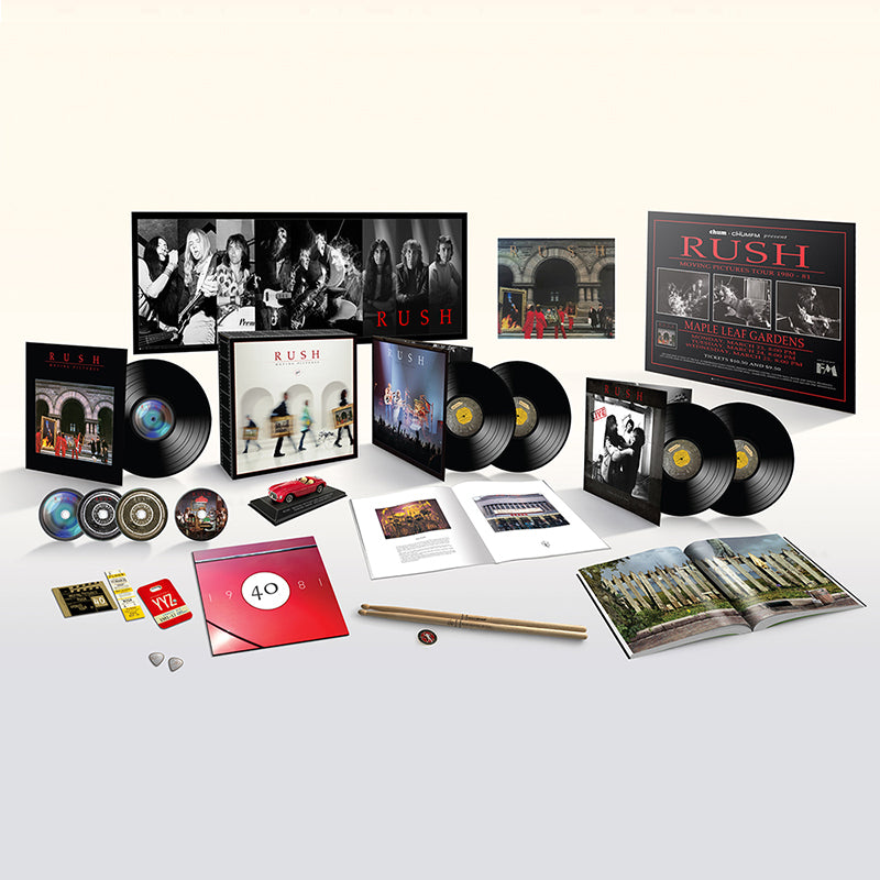 RUSH 'MOVING PICTURES '40TH ANNIVERSARY SUPER DELUXE 3CD + 5LP + BLU-RAY + Extras
