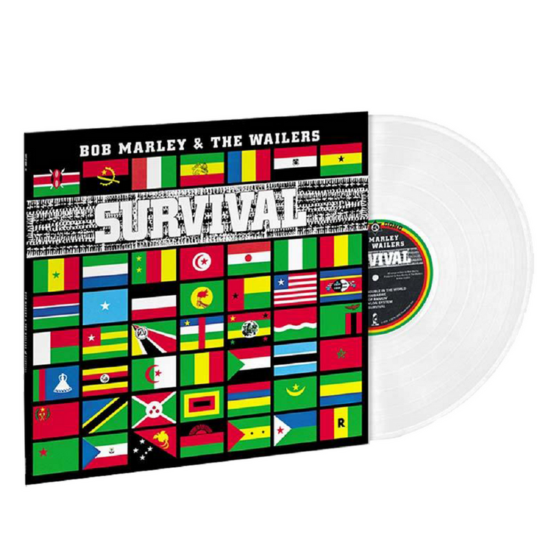 BOB MARLEY & THE WAILERS 'SURVIVAL' LP (Clear Vinyl)