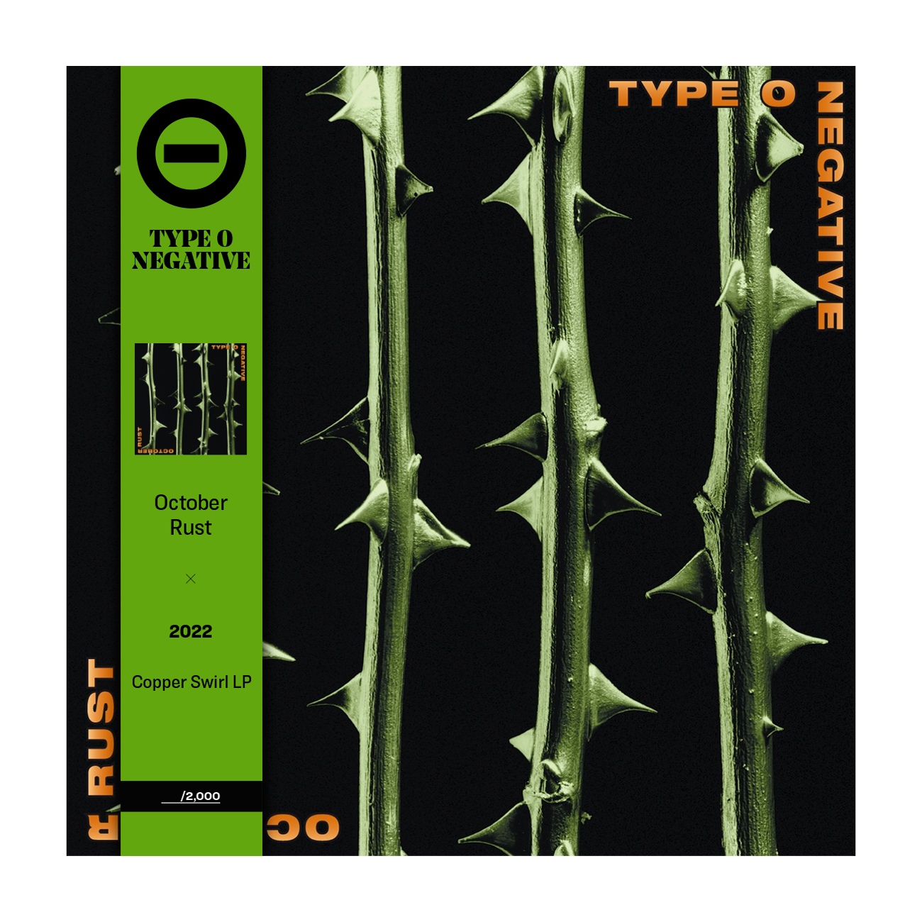 REVOLVER x TYPE O NEGATIVE 'OCTOBER RUST' – LP + BOOK OF TYPE O NEGATIVE SPECIAL COLLECTOR'S EDITION