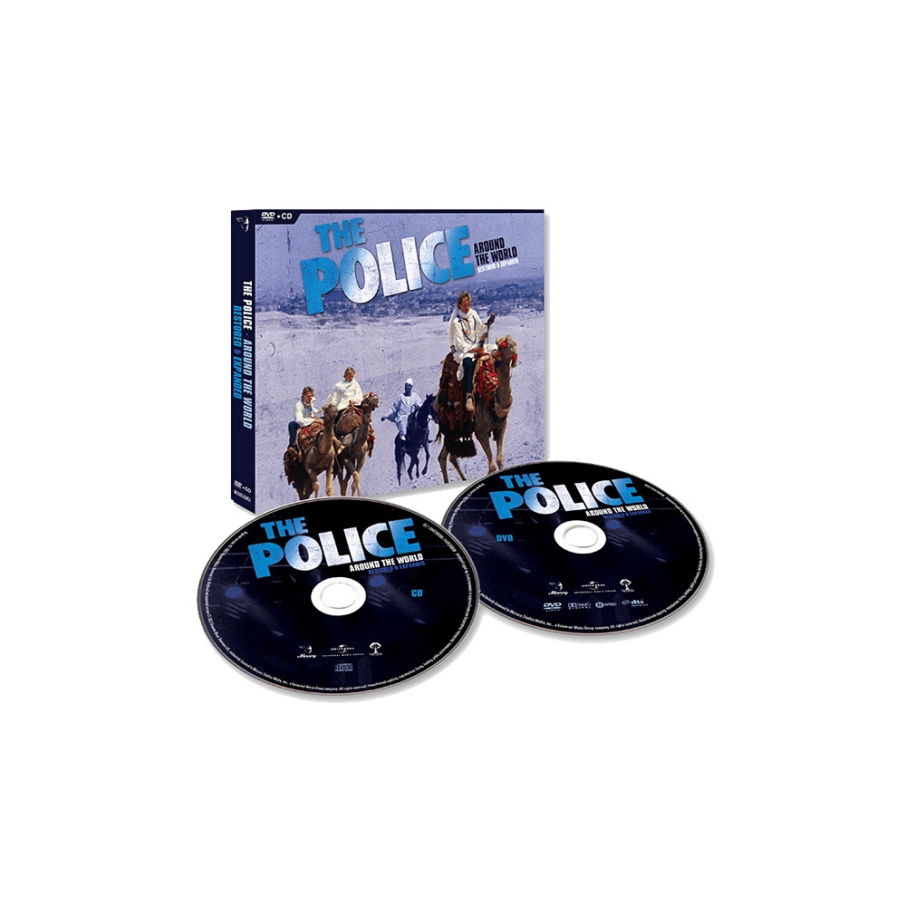 THE POLICE 'AROUND THE WORLD RESTORED & EXPANDED' CD + DVD