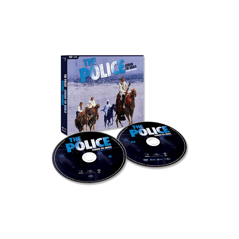 THE POLICE 'AROUND THE WORLD RESTORED & EXPANDED' CD + DVD