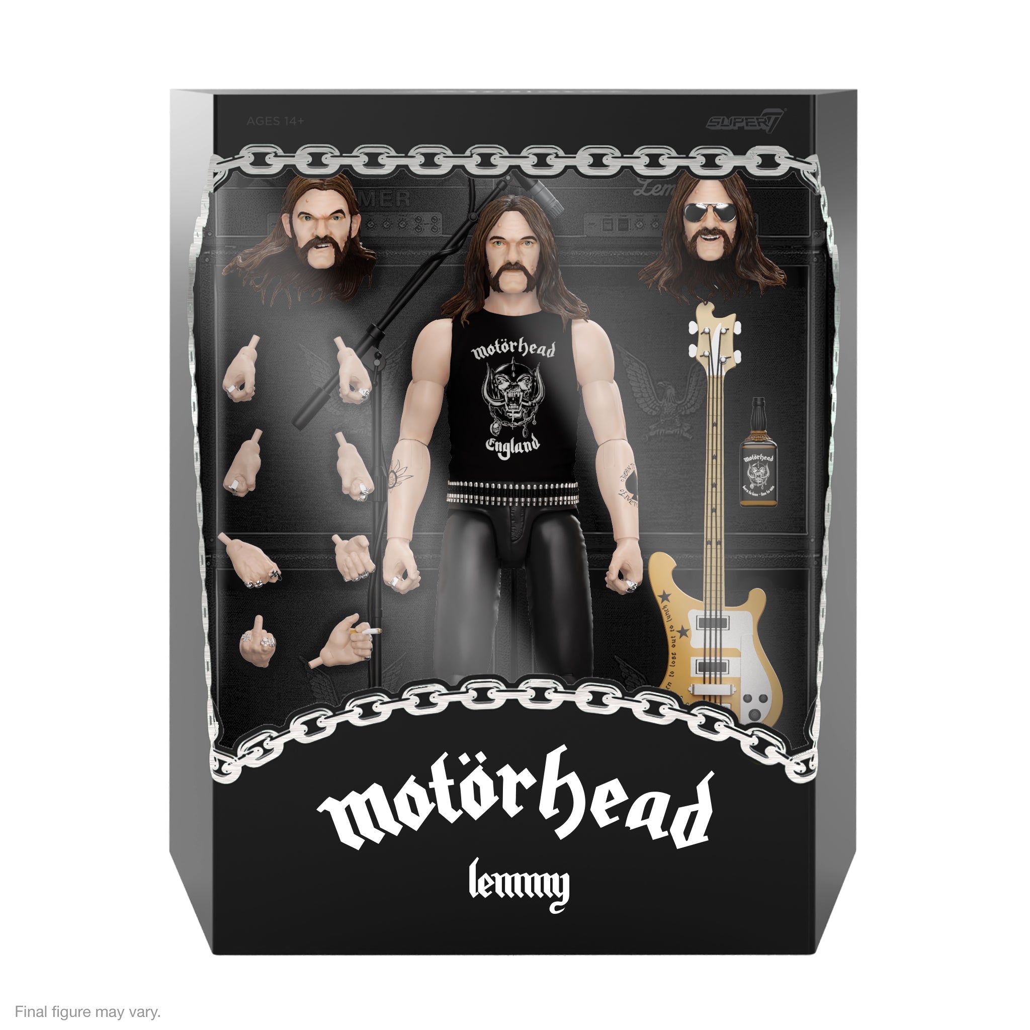 LEMMY (CLASSIC ERA) MOTÖRHEAD ULTIMATES FIGURE