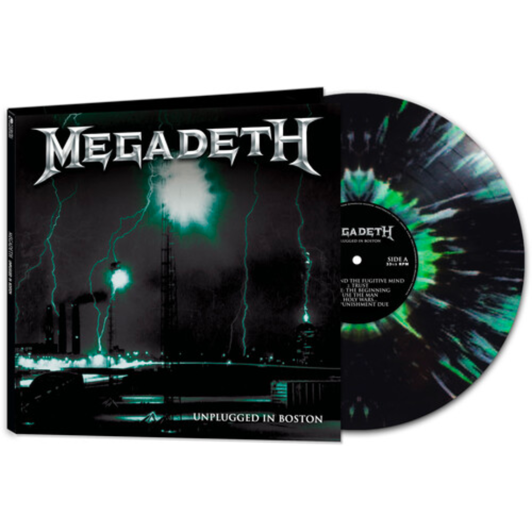 MEGADETH 'UNPLUGGED IN BOSTON' LP (Green & Black Splatter Vinyl)