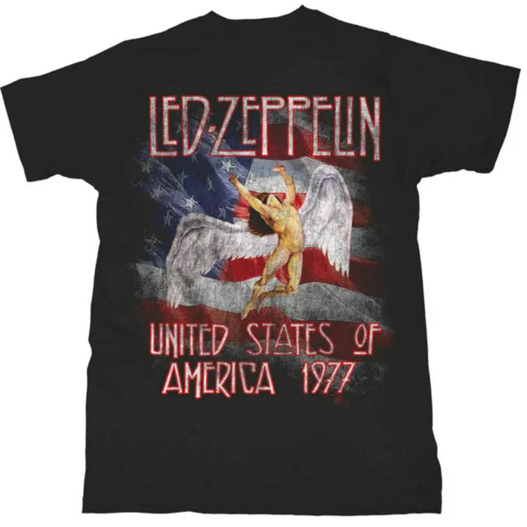 LED ZEPPELIN 'AMERICAN 1977' T-SHIRT