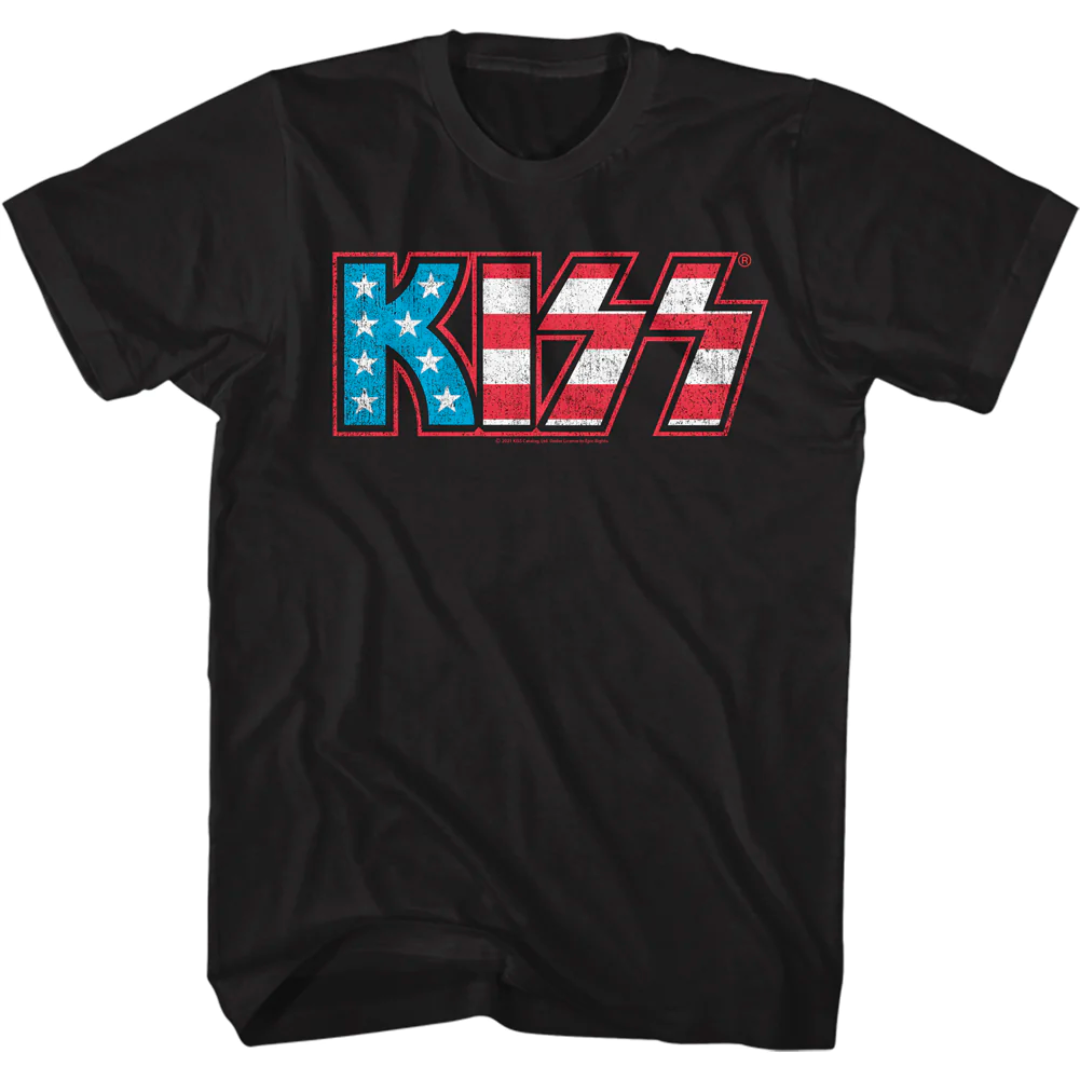 KISS 'AMERICAN FLAG' T-SHIRT