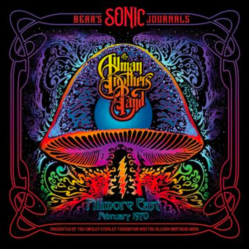 THE ALLMAN BROTHERS BAND 'BEAR'S SONIC JOURNALS: FILLMORE EAST, FEBRUARY 1970' ALBUM COVER