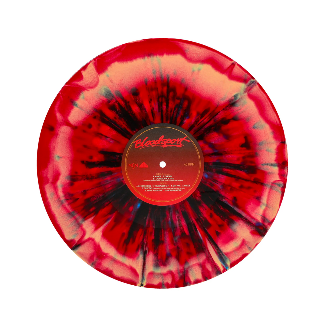 BLOODSPORT SOUNDTRACK 2LP ("Kumite" Splattered Vinyl, Music by Paul Hertzog)