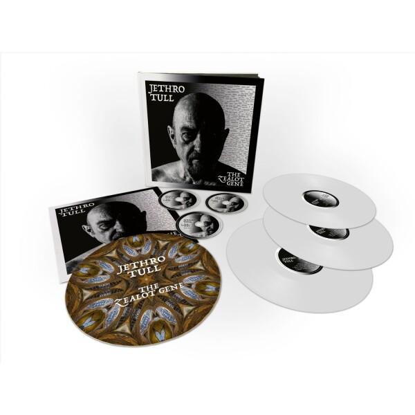 JETHRO TULL 'THE ZEALOT GENE' DELUXE WHITE 3LP + 2CD + BLU-RAY + ARTBOOK + SLIPMAT & ARTPRINT