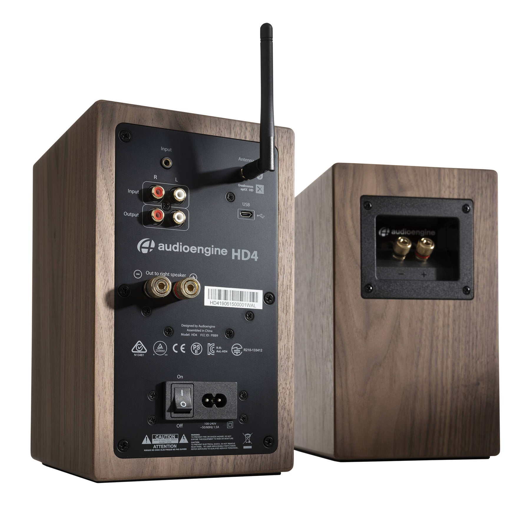 AUDIOENGINE HD4 HOME MUSIC SYSTEM -  WALNUT