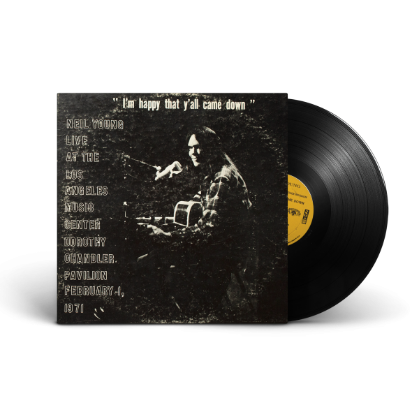 NEIL YOUNG 'DOROTHY CHANDLER PAVILION 1971' LP