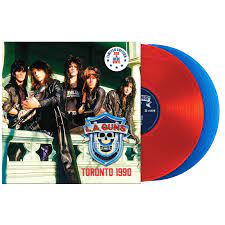 L.A. GUNS 'TORONTO 1990' LP (Red & Blue Vinyl)