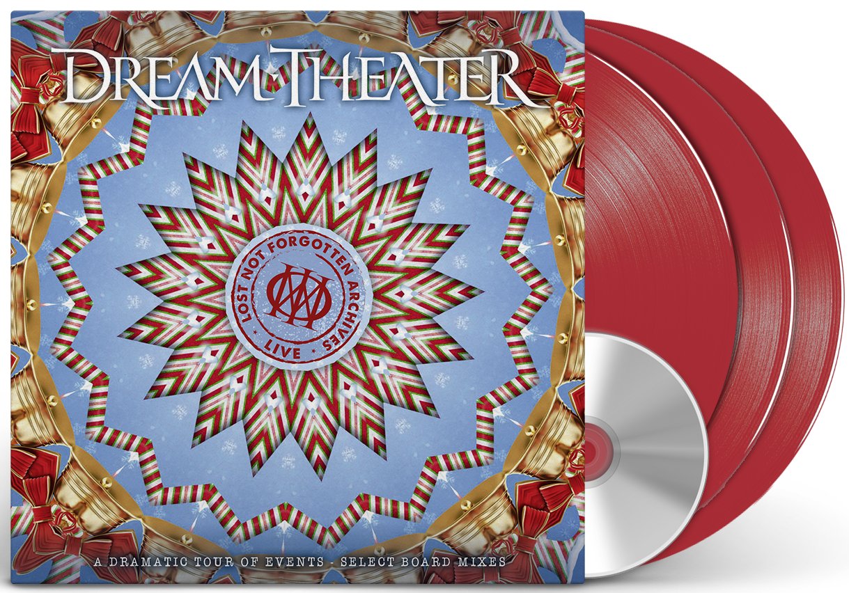 DREAM THEATER ‘A DRAMATIC TOUR OF EVENTS - SELECT BOARD MIXES’ APPLE RED 3LP + 2CD – ONLY 300 MADE