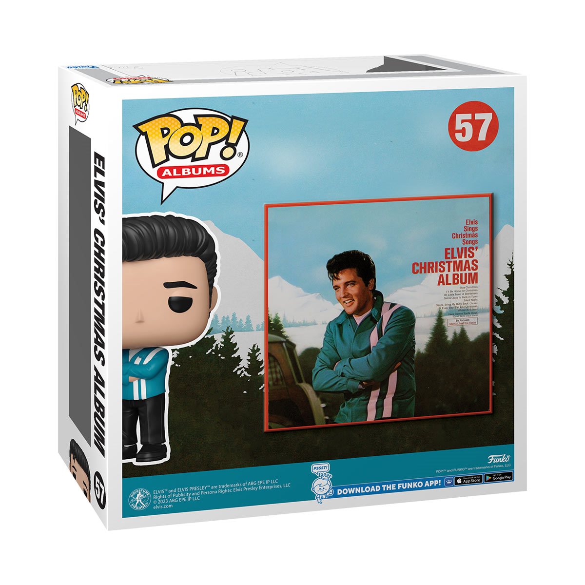 ELVIS CHRISTMAS ALBUM FUNKO POP! ALBUMS Back Image